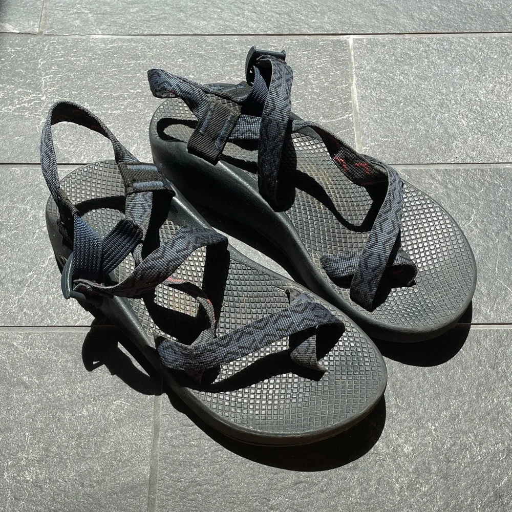 Chaco Black & Blue Men's Strappy Sport Sandals